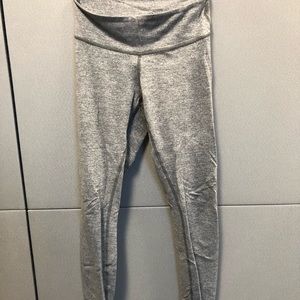 Size 4 heathered grey wunder unders lululemon